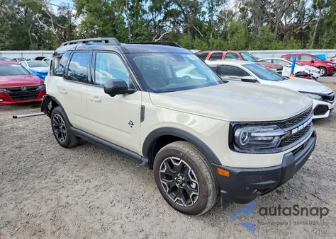 2025 Ford Bronco Sport Outer Banks z USA, uszkodzony, nr VIN 3FMCR9CN0SRE97287